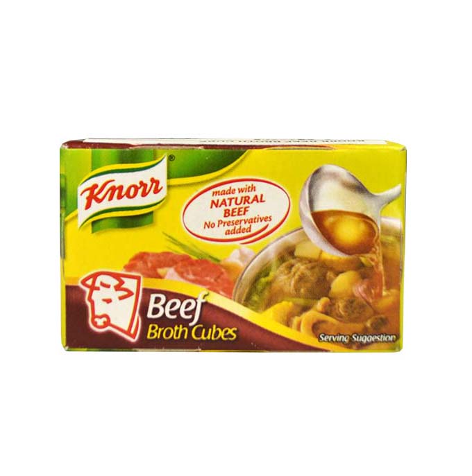 KNORR BEEF BROTH CUBES 20GM