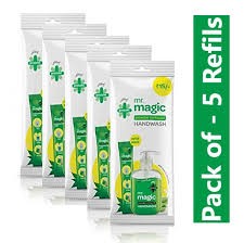 5PCS MR MAGIC HAND WASH REFILL 200ML (1PCS TIFFIN BOX FREE)