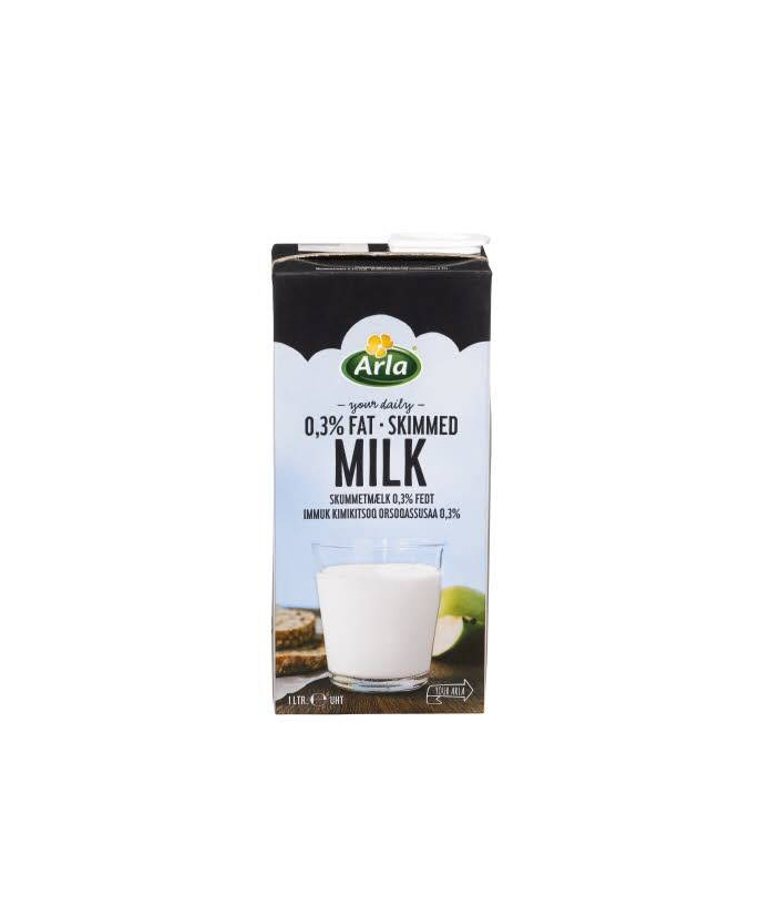 ARLA SKIMMED LIQUID MILK 1LTR