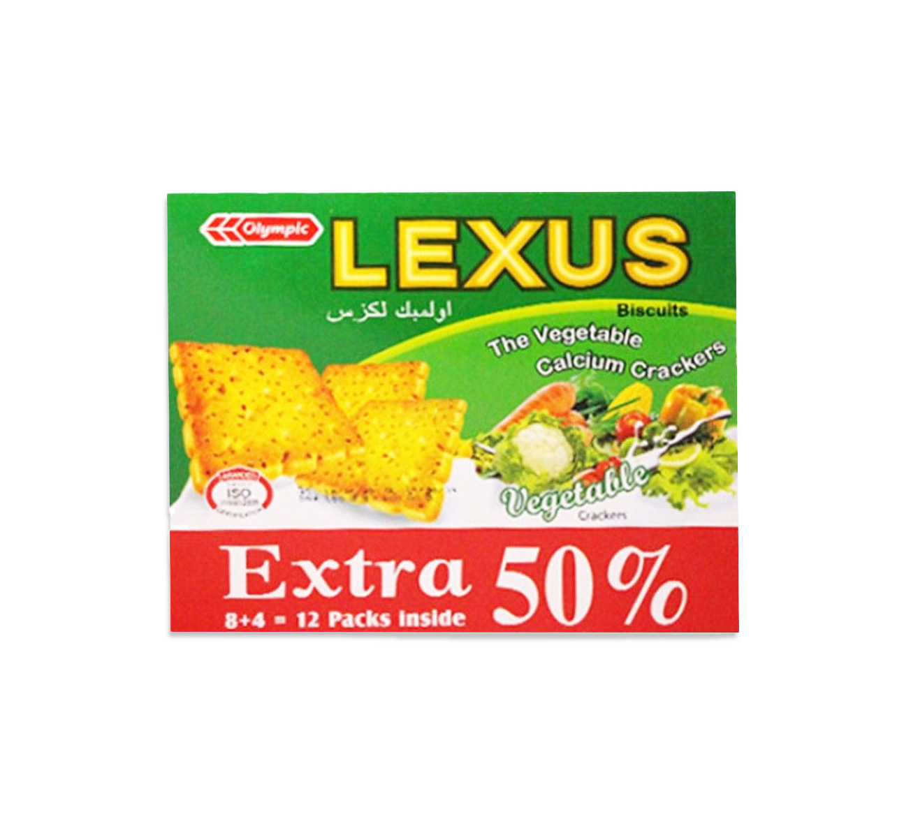 OLYMPIC LEXUS VEGETABLE BISCUITS 240GM