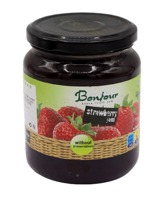 BONJOUR FRUIT JAM ( STRAWBERRY) 450 GM