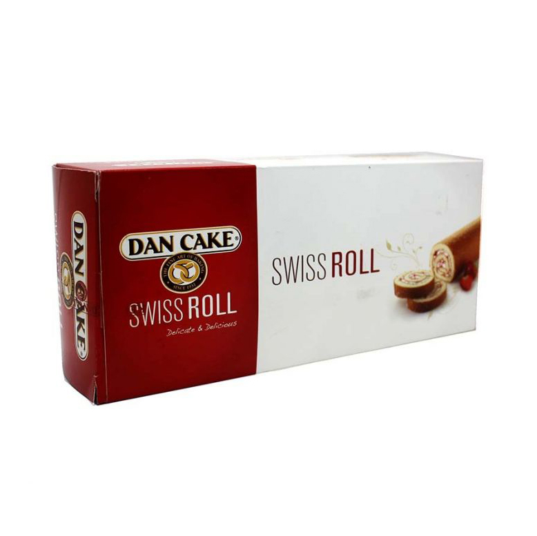 DAN CAKE SWISS ROLL STRAWBERRY 200GM