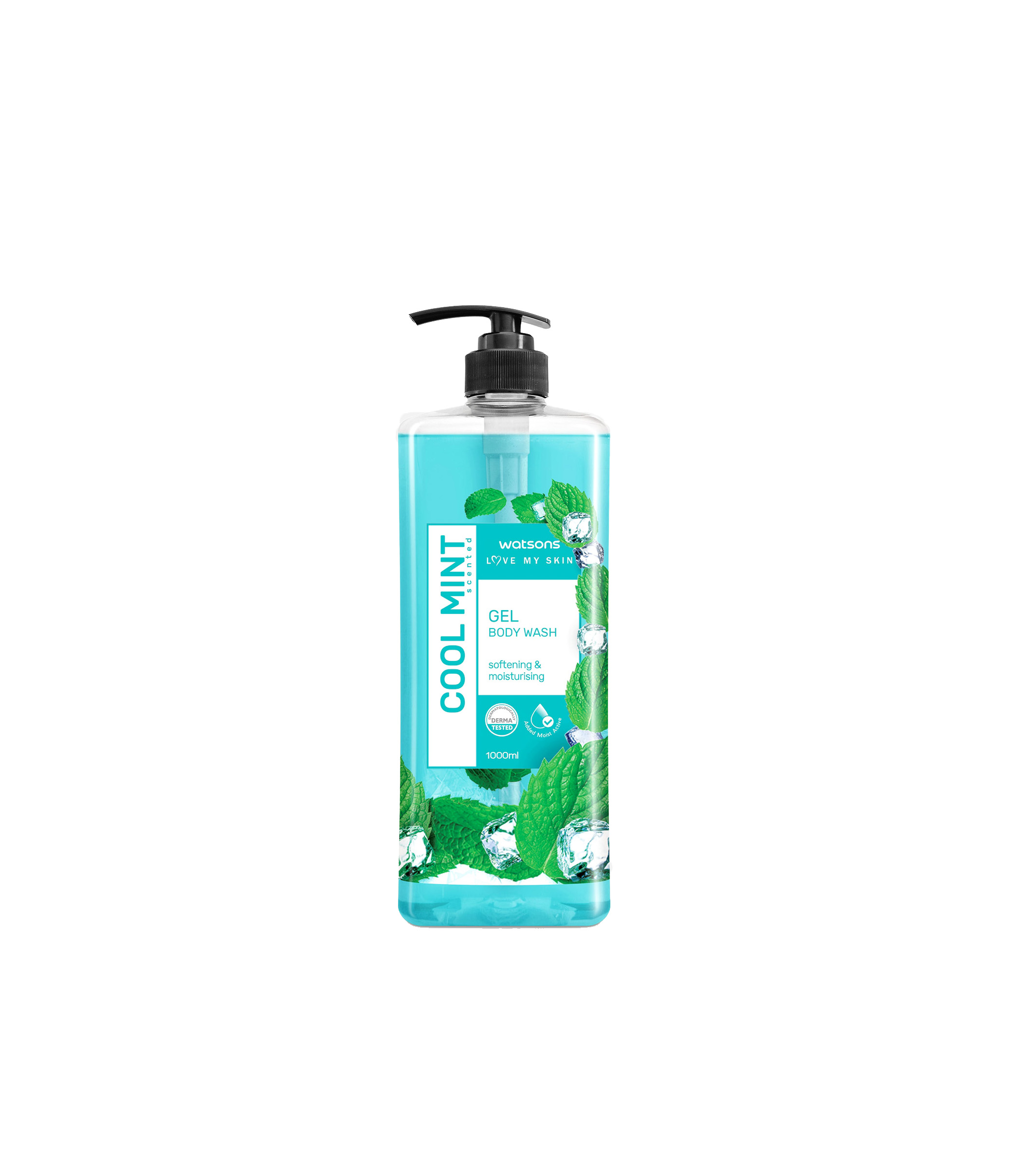 WATSONS COOL MINT GEL BODY WASH 1000ML