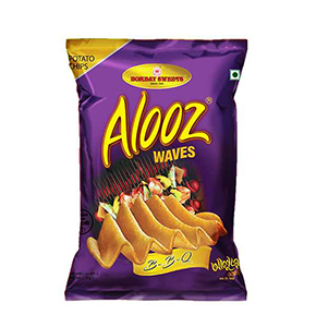 BOMBAY ALOOZ WAVES BBQ CHIPS 22GM