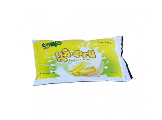 RD BANANA PACK LIQUID MILK 200ML