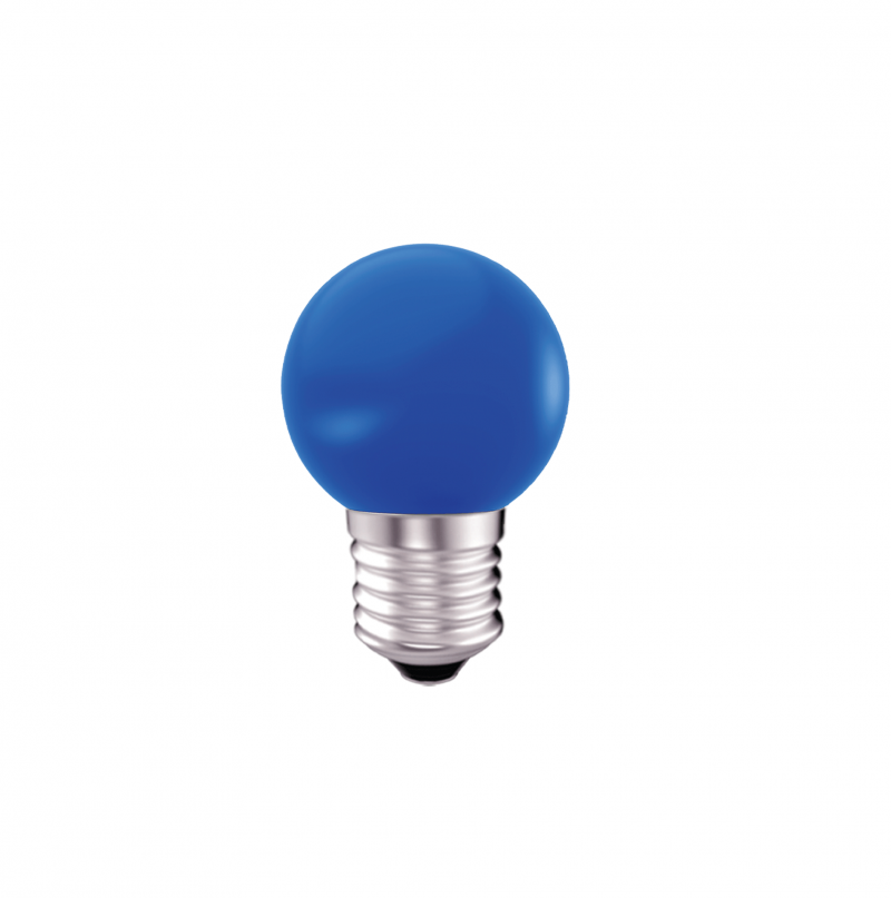 SUPER STAR COLOR LUX ROUND BLUE E27 BULB 0.5WATT