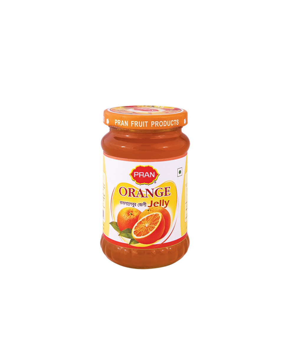 PRAN ORANGE JELLY 375GM