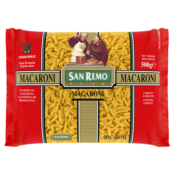 SAN REMO MACARONI 500GM
