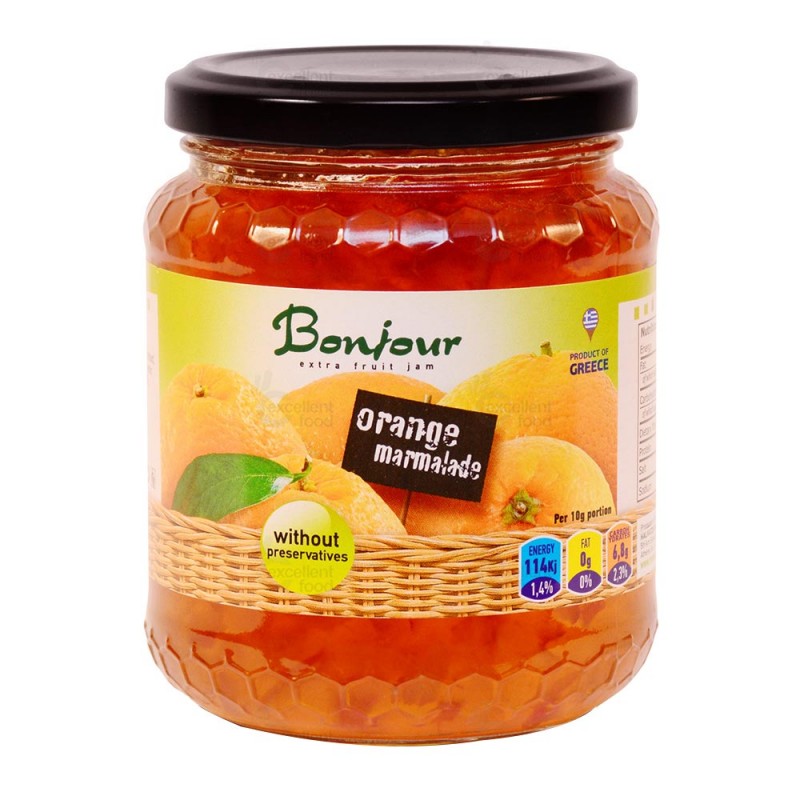 BONJOUR FRUIT JAM ( ORANGE ) 450 GM