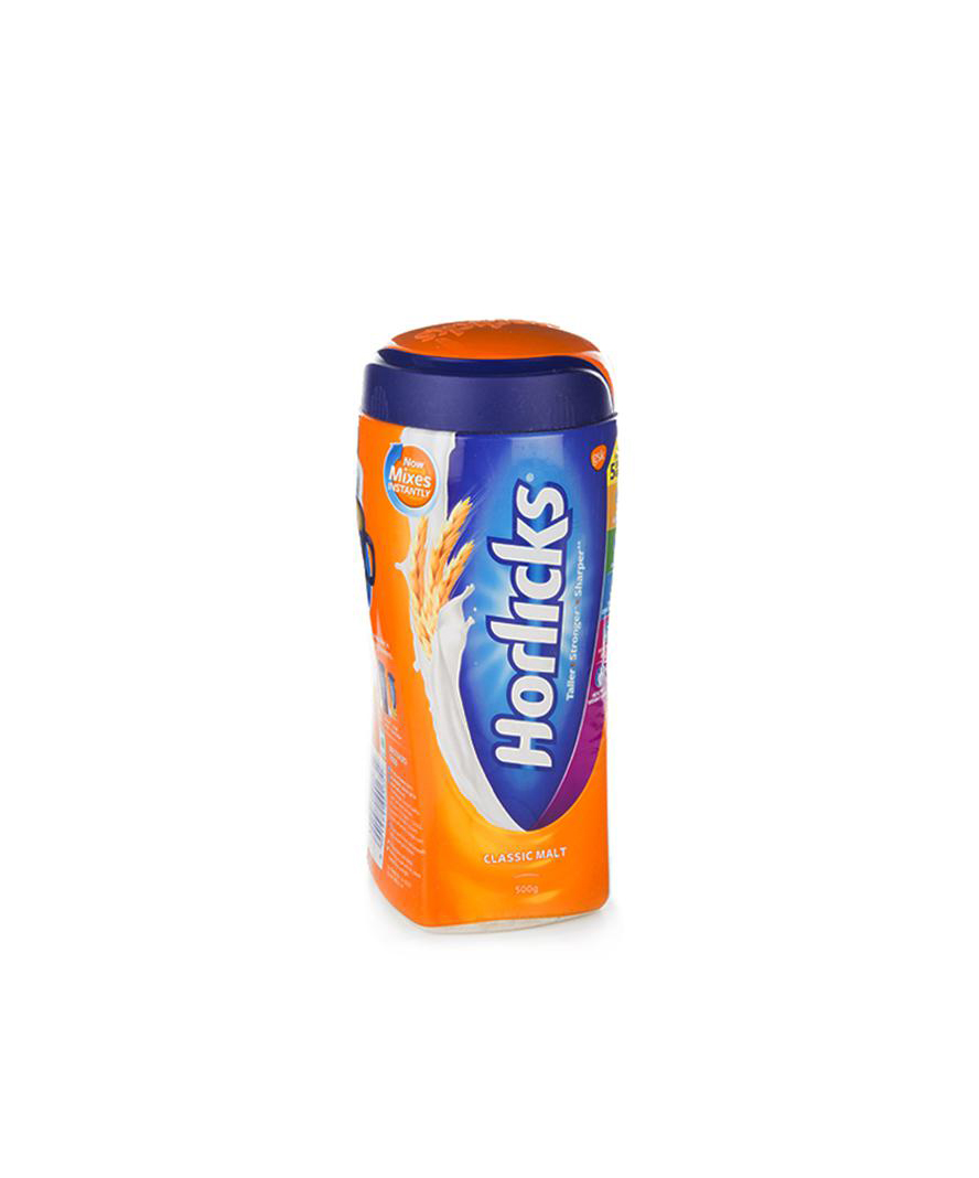 HORLICKS CLASSIC MALT HEALTH BEVERAGE 500GM