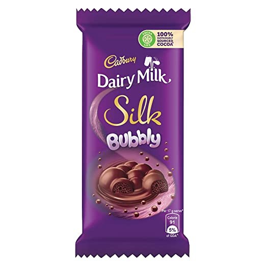 CADBURY DAIRY MILK SILK BUBBLY 120GM