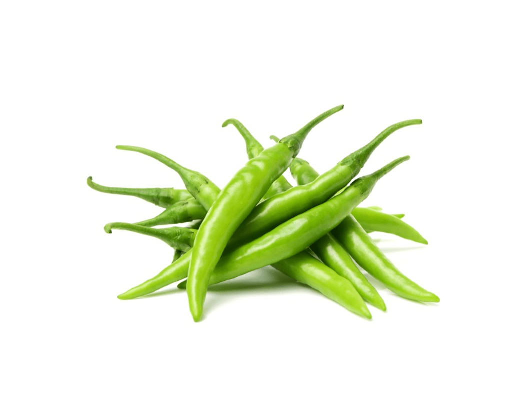GREEN CHILI 1KG (KACHA MORICH)