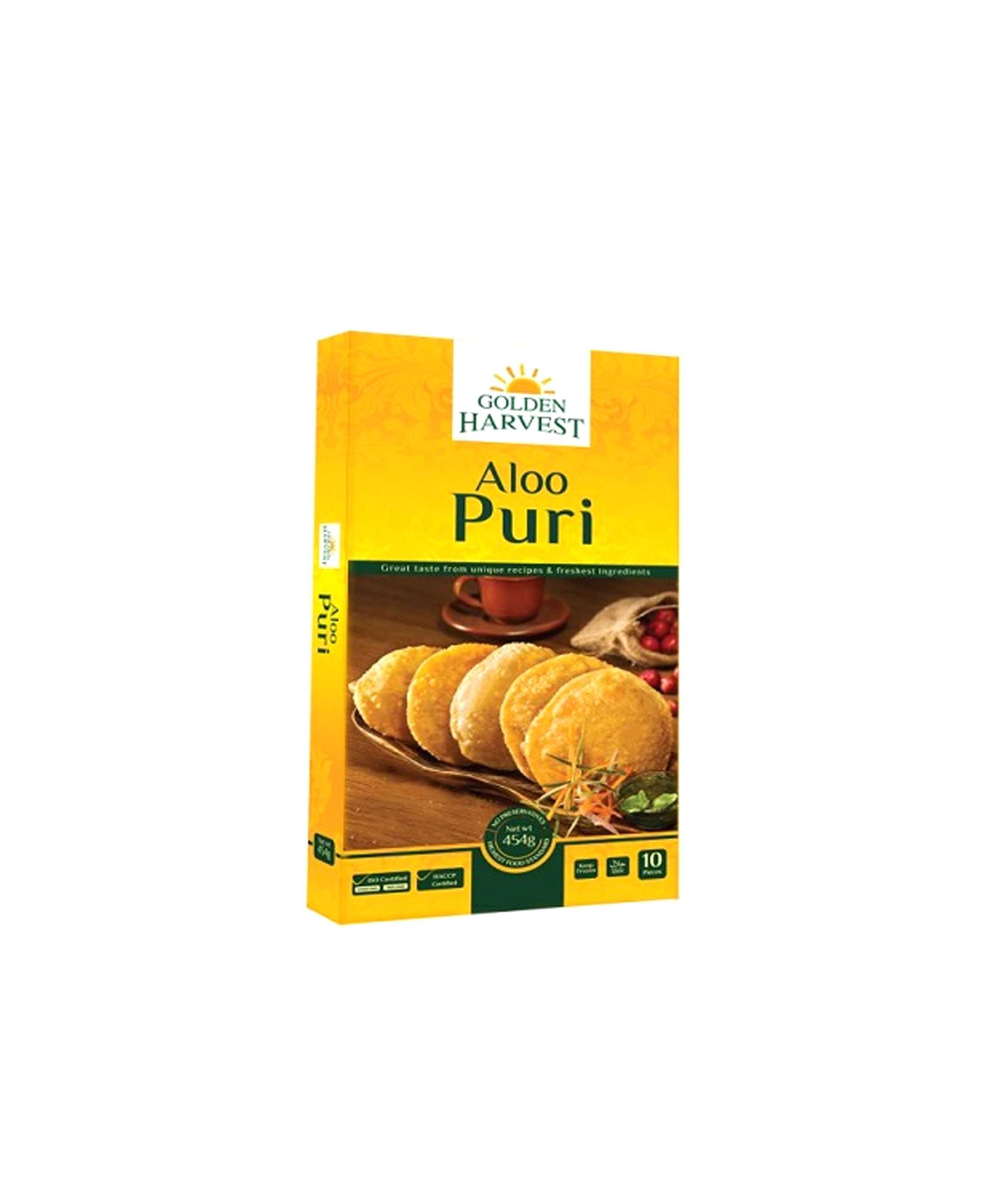 GOLDEN HARVEST ALOO PURI FROZEN FOOD 454GM