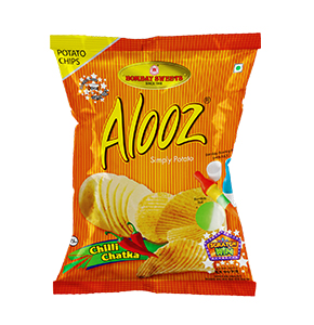 BOMBAY ALOOZ CHILLI CHATKA CHIPS 22GM