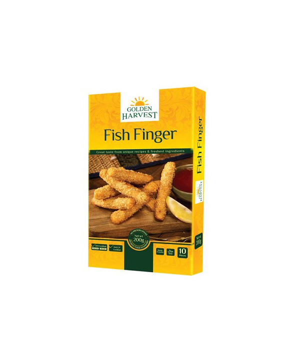 GOLDEN HARVEST FISH FINGER FROZEN FOOD 200GM