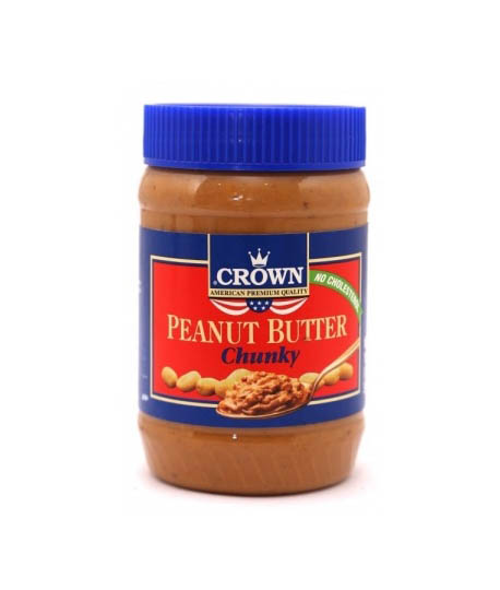 CROWN CHUNKY PEANUT BUTTER 340GM
