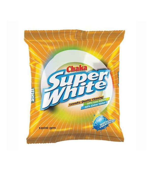 CHAKA SUPER WHITE WASHING POWDER 1000GM